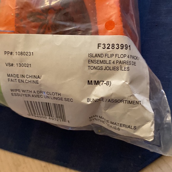 4 pack Island flip flops - Picture 6 of 6